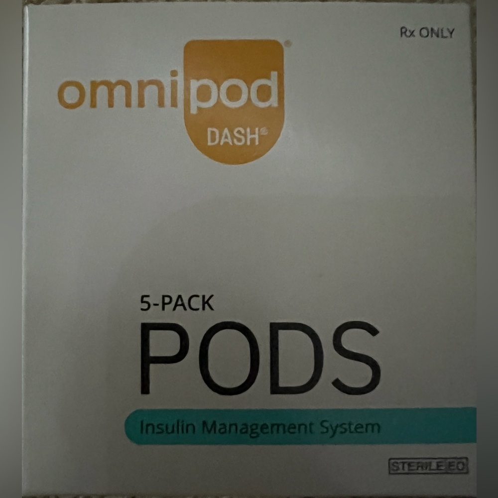 Omni Pod Dash Pods. 5 Pack. Brand New.